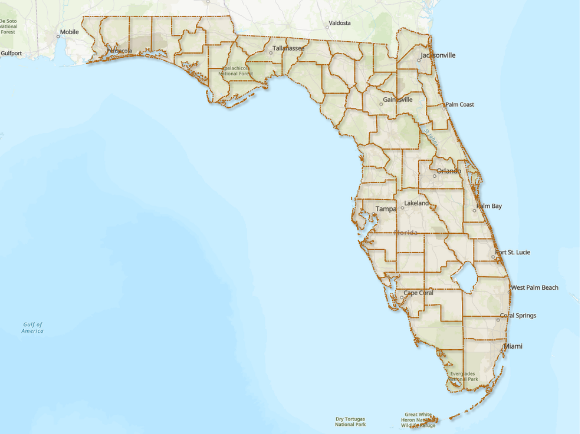 Florida Range Map