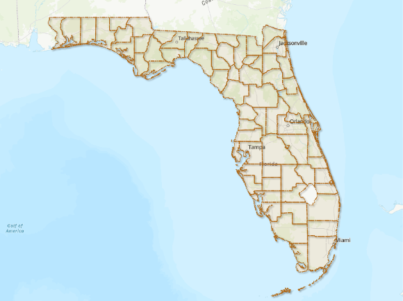 Florida Range Map