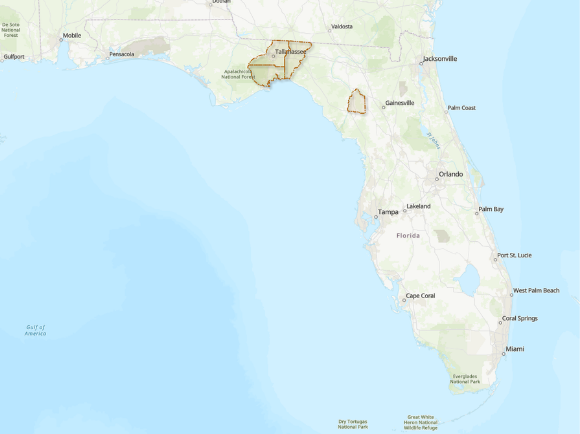 Florida Range Map