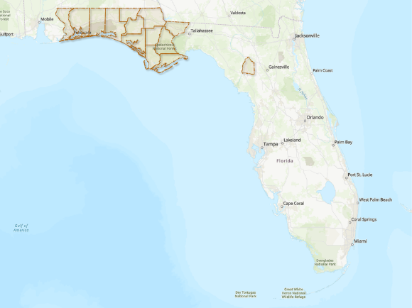 Florida Range Map