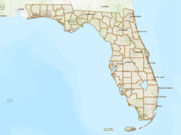 Florida Range Map