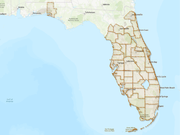 Florida Range Map