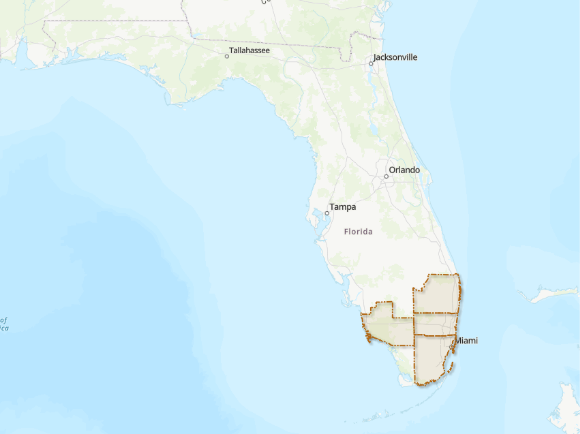 Florida Range Map