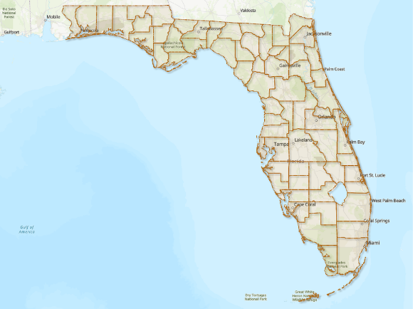 Florida Range Map