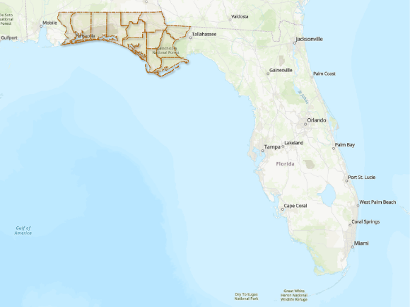 Florida Range Map