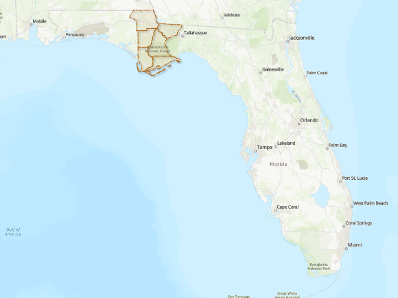 Florida Range Map