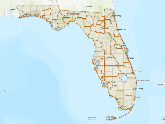Florida Range Map