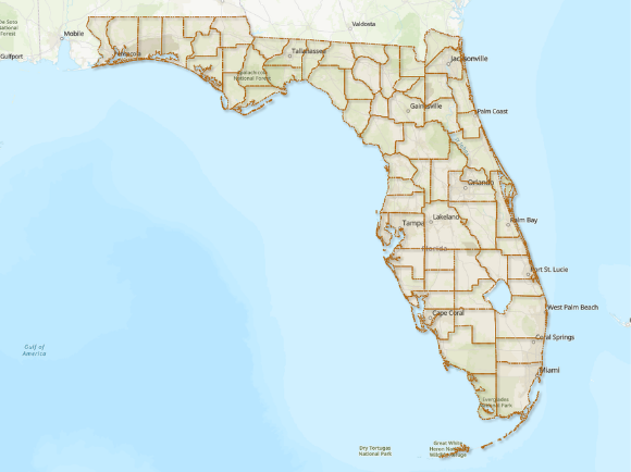 Florida Range Map