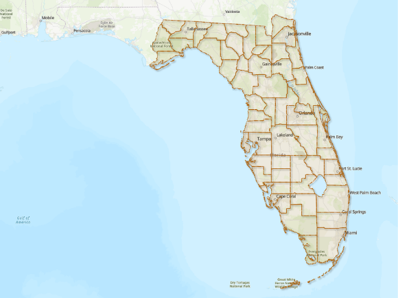 Florida Range Map