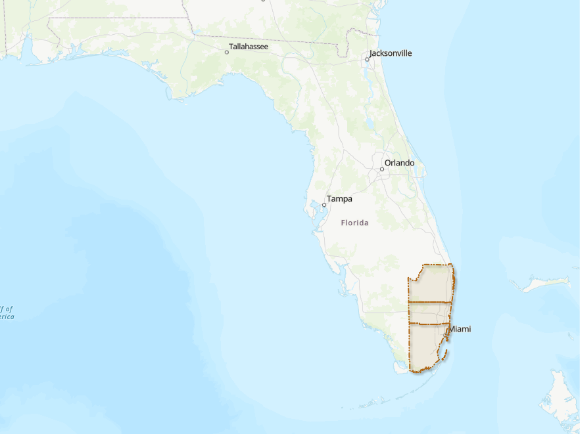 Florida Range Map