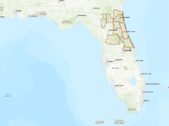 Florida Range Map