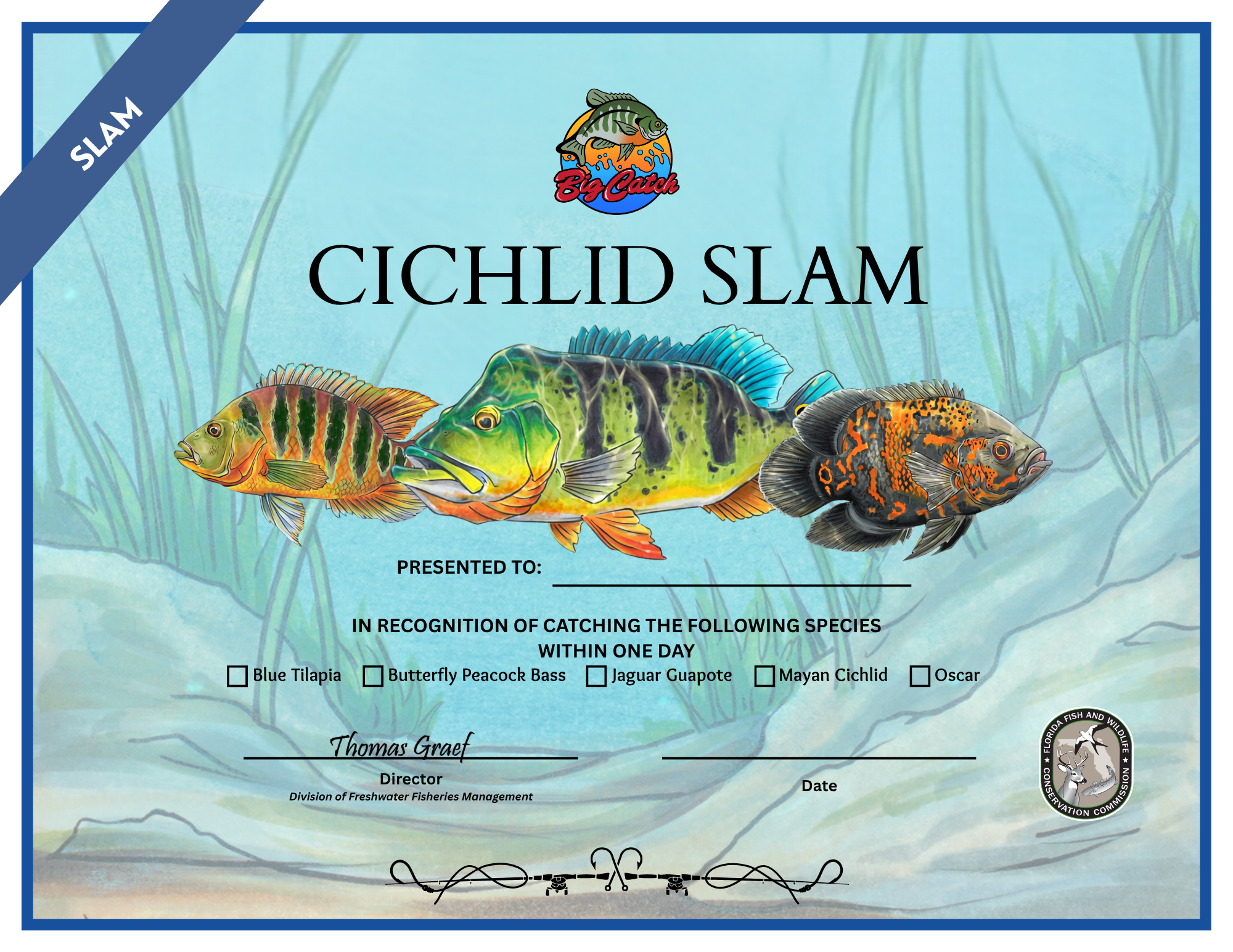 Cichlid Slam Certificate