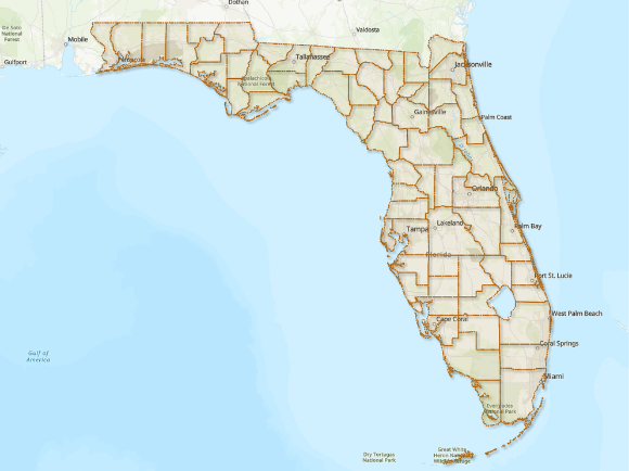 Florida Range Map