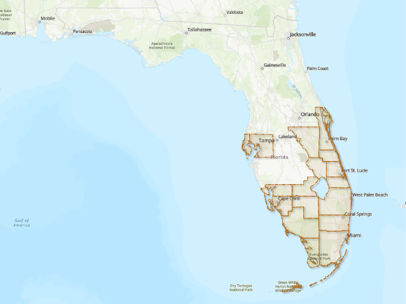 Florida Range Map