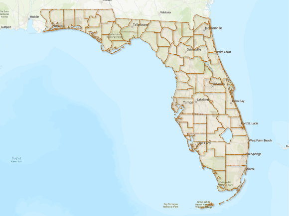 Florida Range Map