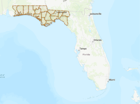 Florida Range Map