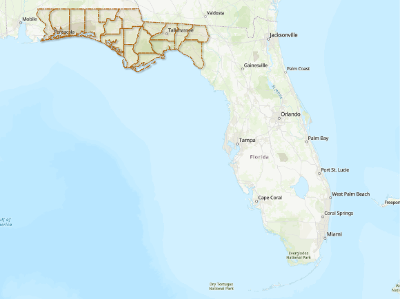 Florida Range Map