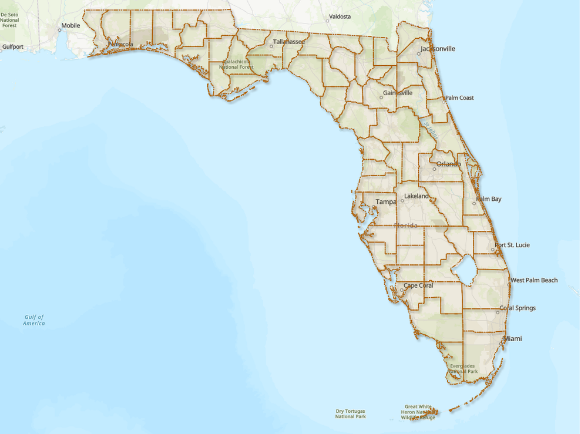 Florida Range Map